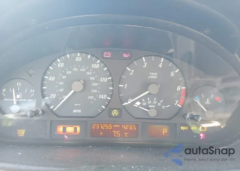 2003 BMW 325Ci z USA, uszkodzony, nr VIN WBABS33483PG90241